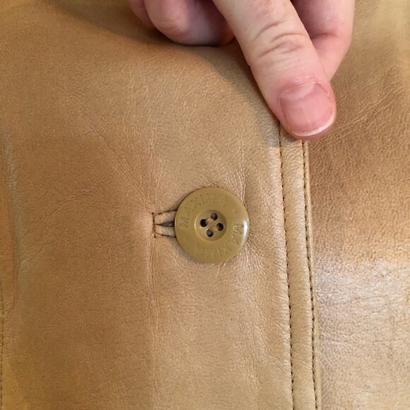 Vintage Wilson’s Leather Maxima Tan Leather Blazer - Picture 14 of 15